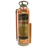 Vintage COPPER FIRE EXTINGUISHER (Empty) "GUARDENE" by PYRENE MFG. CO Newark, NJ