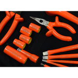 Briefly Used CEMENTEX INSULATED TOOL SET of 16 Electrician Tools in CANVAS BAG!