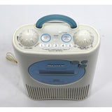 Briefly Used SONY "SHOWER CD & RADIO" No. ICF-CD73V White TESTED GOOD! Excellent