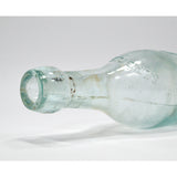 Antique GLASS BLOB-TOP BEER BOTTLE A. Warnken "EAGLE BREWING CO." Washington, NJ