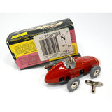 Vintage LILLIPUT "MICRO RACER" No. 1043 Mercedes 2.5l WIND-UP RACE CAR Red + BOX