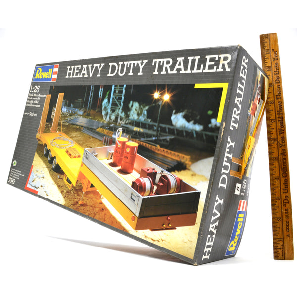 Brand New! REVELL 1:25 Scale Model Kit "HEAVY DUTY TRAILER" #7542 Factory Sealed