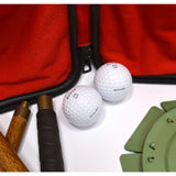 Briefly Used "BRONTY EXECUTIVE PUTTER" Screw-Together Club HOLE/CUP Balls + CASE