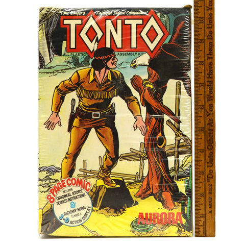 Vintage LONE RANGER TONTO Plastic Model Kit No. 183 by AURORA, 1974 Sealed! NIB!