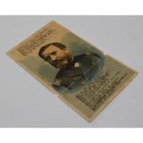 Antique Advertising TRADE CARD "SMOKE BLACKWELLS" Folding DURHAM TOBACCO Waln Co