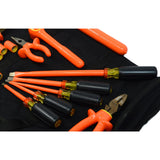 Briefly Used CEMENTEX INSULATED TOOL SET of 16 Electrician Tools in CANVAS BAG!