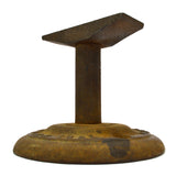 Antique SMALL CAST IRON ANVIL by HAMMACHER SCHLEMMER "H.S & CO" 209 Bowery, N.Y.