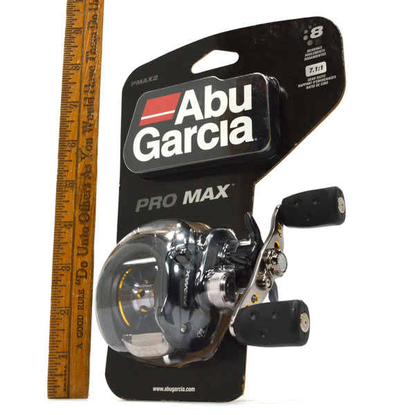 New! ABU GARCIA BAIT CASTING FISHING REEL Pro Max PMAX2 7.1:1 Ratio, 8-Bearings