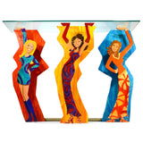 Original 3D Art "DIVA TABLE" Signed & Numbered "DEBBIE BROOKS #1" Sassy Girls!!