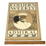 Antique COLLIER'S WEEKLY "IN HONOR OF THE ADMIRAL" Oct. 14, 1899 WARDE TRAVER
