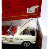 Excellent! MIRA 'GOLDEN LINE' 1:18 Diecast '1965 FORD MUSTANG' Indy 500 Pace Car