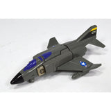 Vintage TONKA GOBOTS "MACH-3" Guardian Robot #65 JET FIGHTER PLANE w/ CARD-BACK!