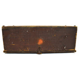Antique EAGLE LOCK CO SALESMAN CHEST Wood Box + GRANGER TOBACCO ADVERTISING Rare