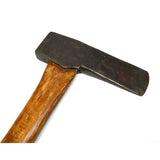 Antique MORTISING-POST AXE by "W. McKINNON" Early Pre-1873 GREAT HARDWOOD HANDLE