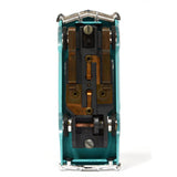 Vintage AURORA THUNDERJET SLOT CAR No. 1357 Turquoise 1963 BUICK RIVIERA (2of2)