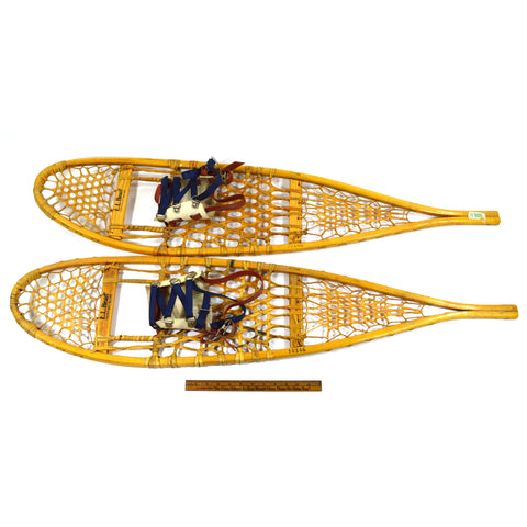 New Old Stock! L.L. BEAN WOOD SNOWSHOES 10x46 Brand New NEVER USED! Cabin Decor