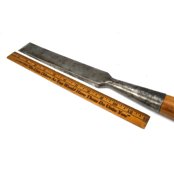 Antique 19TH C. SOCKET CHISEL w/ Wood Handle 
