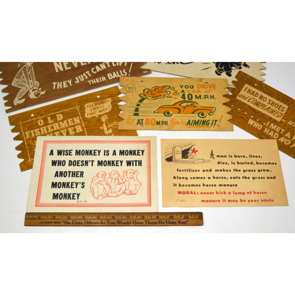 Vintage GIANT POST CARDS & 