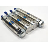 New! PNEUMATIC CYLINDER LOT of 4 "BIMBA" AIR CYLINDERS 091-DX 092.5-DX & C-091.5