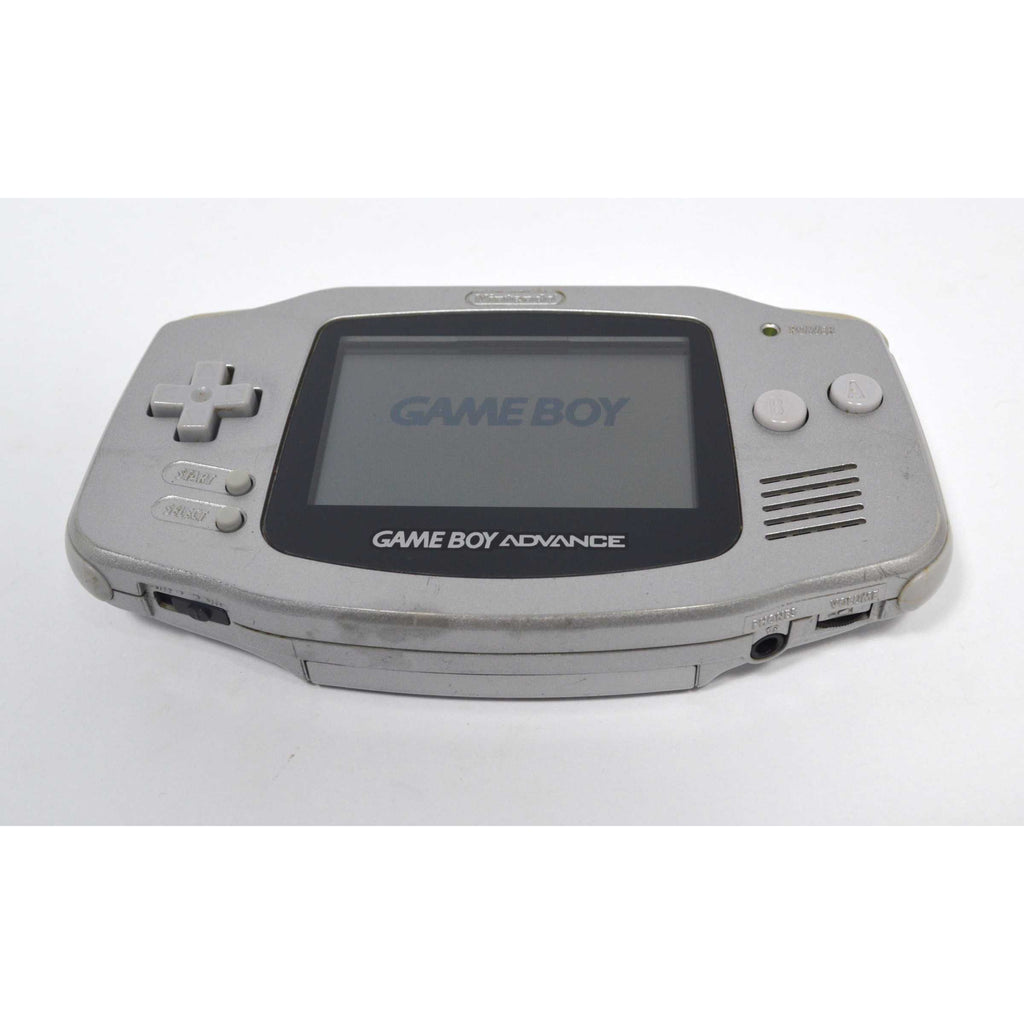 Nice Gameboy Advanced Gray Tested Good! NINTENDO GAME BOY ADVANCE Lt. Gray SILVER Mo. ABG-001 WOR ...