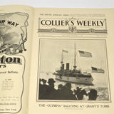 Antique COLLIER'S WEEKLY "IN HONOR OF THE ADMIRAL" Oct. 14, 1899 WARDE TRAVER