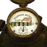 Antique BRASS/BRONZE THOMSON WATER METER #1657355 w/ Porcelain Dial BROOKLYN, NY
