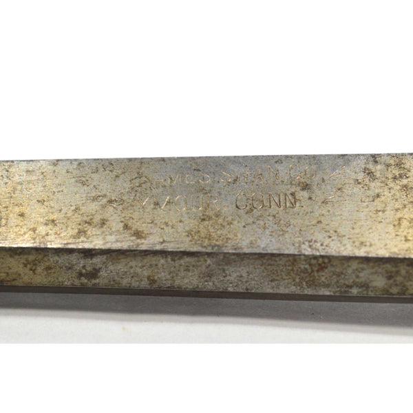 Antique JAMES SWAN MORTISE 3/8" SOCKET CHISEL Mortising Tool 8" BLADE