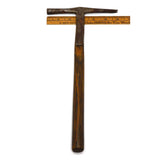 Antique UPHOLSTERS "CARPET HAMMER" Strapped Wood Handle "CLAW-PEEN" TACK HAMMER