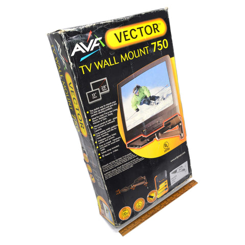 New (Open Box) AVF VECTOR "TV WALL MOUNT 750" Monitor BRACKET ARM 13"-28" Silver