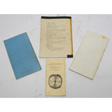 Vintage MACHINIST "JOHN ROYLE" Handwritten DESIGN/LOG BOOK + Industrial Ephemera