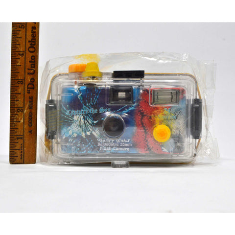 Brand New! UNDER WATER 35MM FLASH CAMERA Reloadable "CAPTURE THE SEA" Sealed!!