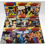 Very Nice "TERRY AND THE PIRATES" COMIC BOOK Lot of 25 PAPERBACK BOOKS c.1986-92