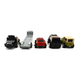 Vintage LJN TOYS ROUGH RIDERS 4X4 Lot of 4 CAR Jeep A-TEAM VAN & Tractor Trailer!