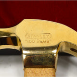 Vintage STANLEY "100 PLUS" Gold-Head "MECHANIX ILLUSTRATED GOLDEN HAMMER AWARD"