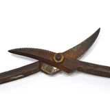 Antique "H.& J.W KING" SHEARS Scissors SNIPS w/ LOBSTER-CRAB-OYSTER Multi-Tool?