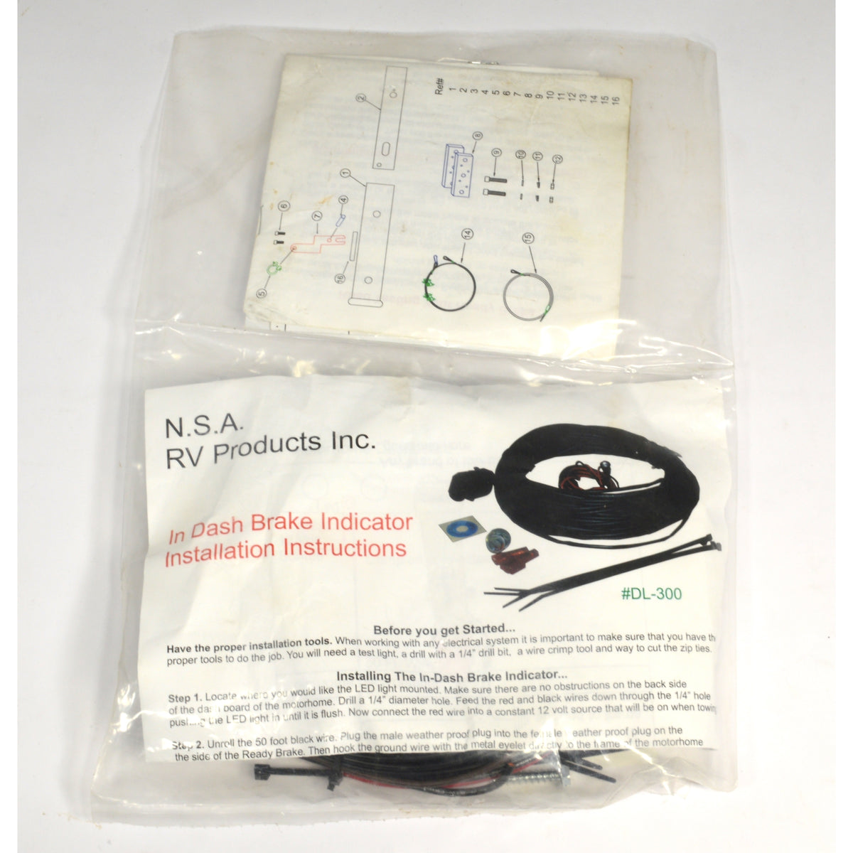 Briefly Used IN DASH BRAKE INDICATOR #DL-300 by N.S.A RV PRODUCTS + In ...