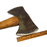 Vintage "CRAFTSMAN" DOUBLE BIT AXE w/ Old Wood Handle! "NARROW MICHIGAN PATTERN"