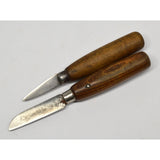 Vintage CARVING KNIFE LOT OF 18 w/ Wood Handles JAPAN & OTHER SCULPTING KNIVES!