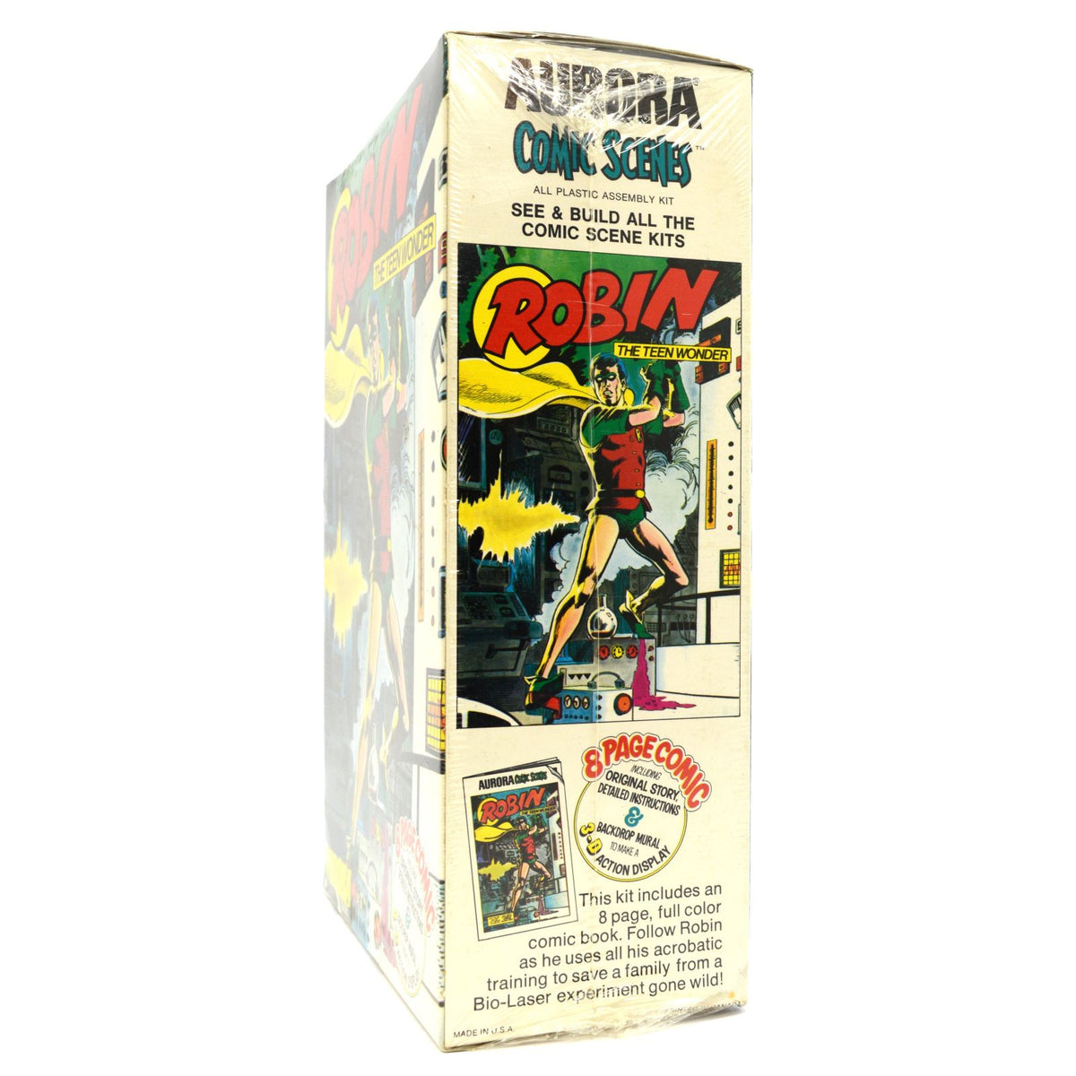 Vintage ROBIN TEEN WONDER Plastic Model Kit No. 193 by AURORA, 1974 Se ...