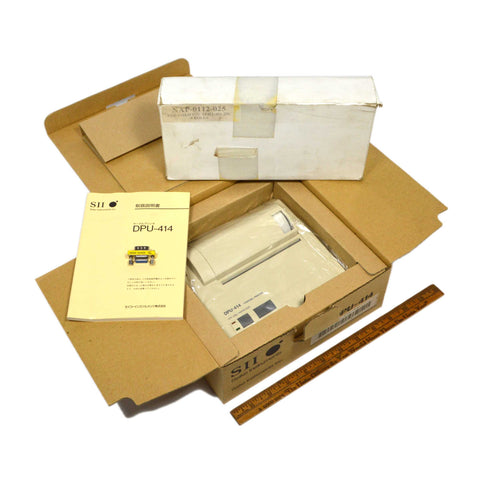 New (Open Box) SEIKO THERMAL PRINTER #DPU-414 +Box of 5-Paper Rolls NAP-0112-025