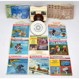 Vintage VIEW-MASTER VIEWER & REEL Lot of 16 Sets + EXTRAS! Scooby-Doo SUPERMAN +