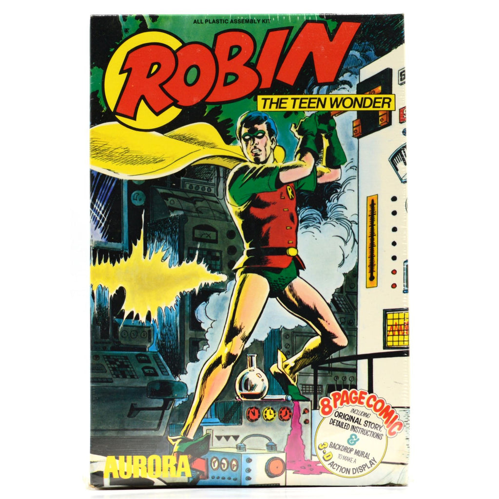 Vintage ROBIN TEEN WONDER Plastic Model Kit No. 193 by AURORA, 1974 Se ...