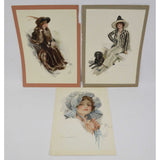 Antique HARRISON FISHER BOOK-PRINTS Lot AMERICAN BELLES The American Girl c.1910