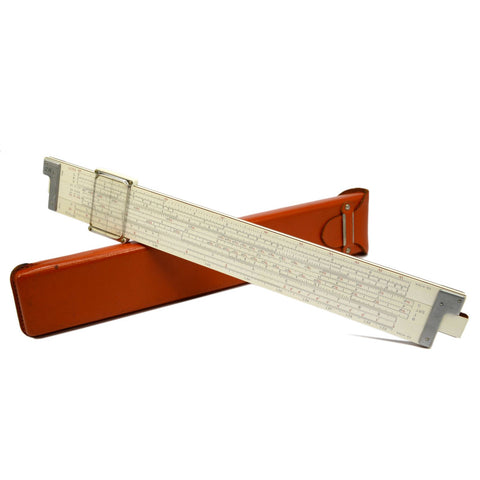 Vintage KEUFFEL & ESSER (K+E) SLIDE RULE #68-1210 LOG LOG DUPLEX DECITRIG c.1947