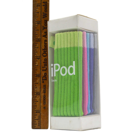 New (Open Box) GENUINE APPLE iPOD / iPHONE 2g 3g SOCKS KIT 5-Colors No. M9720G/A