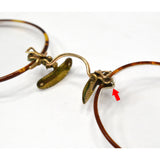Antique ARISTOCRAT EYEGLASSES Glasses Frames 1/10-12K GOLD FILLED Original Case!