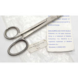 New in Open Package KONIG SURGICAL SCISSORS 9.5" Bandage/Burns SAW EDGE #111877