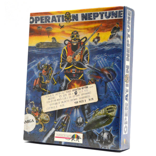 New! AMIGA "OPERATION NEPTUNE" Factory Sealed COMPUTER GAME Disk of Month Club!