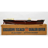 Vintage TEXACO NORTH DAKOTA 27" TANKER SHIP in Original Box *PARTS/REPAIR* c1961