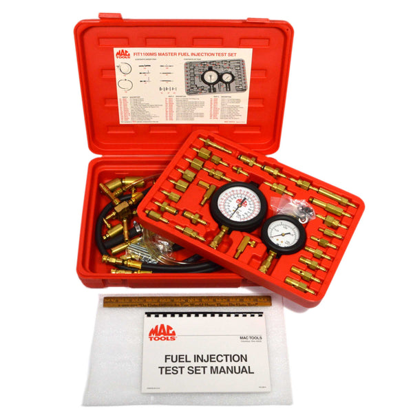Briefly Used MAC TOOLS "FUEL INJECTION TESTER" Set #FIT1100MS Complete EXCELLENT